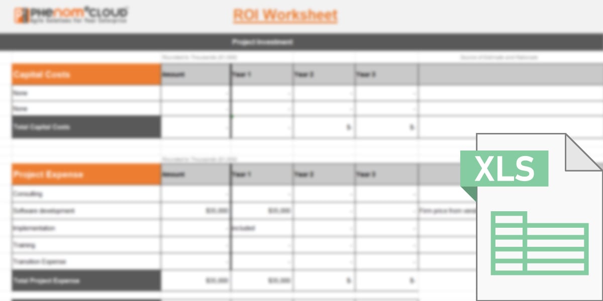 Worksheet landing page